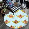 Sailor Moon5,Round Area Rug,Carpet Rug for Living Room Bedroom Sofa Playroom Decor,Non-slip Floor Mat