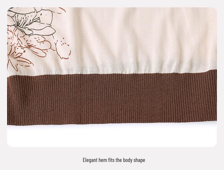 Stylish Knit Top for 50-Year-Old Women - Short-Sleeved, Versatile Summer T-Shirt for Middle-Aged and Elderly