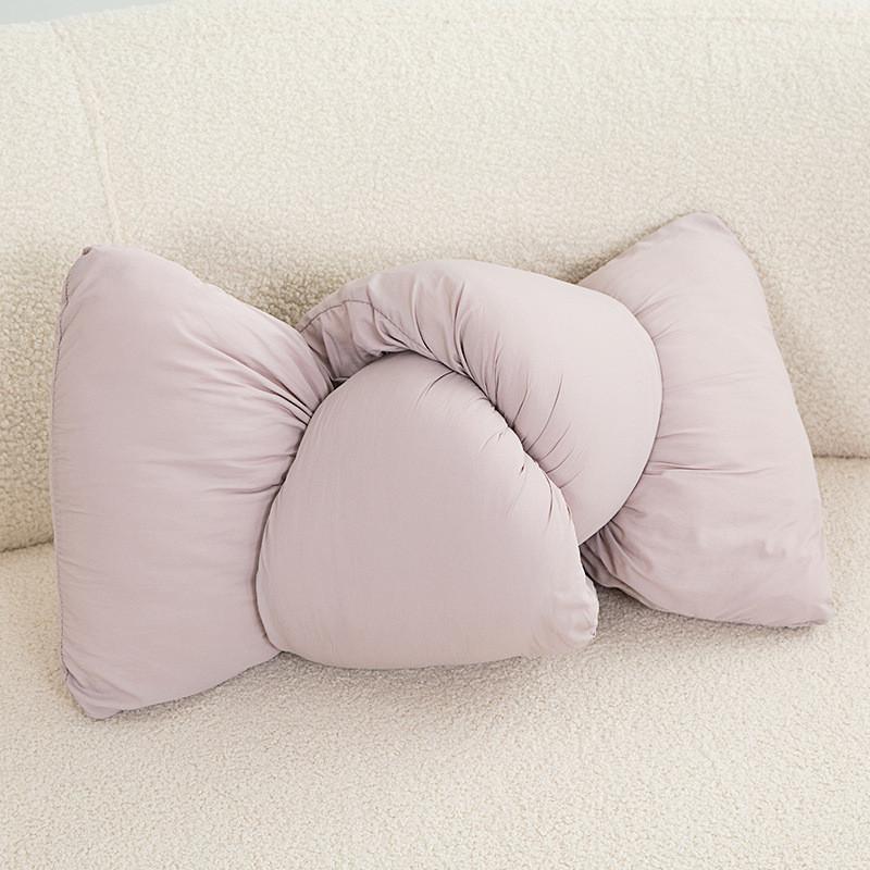 Knot Shape Cushion With Polyester Cover For Childrens Bedroom And Living Room Decor