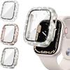 20pcs Double Row Diamond Cover For Apple Watch 8 7 6 9 10 iWatch Series 8 Ultra Protective Case 49mm 45mm 41mm 44mm 42/46mm