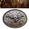 Western Bull Head Belt Buckle Texas Steer Head Cowboy Belt Buckle for Women Men Fits 1.5"-1.6" Wide Belt Multiple Style
