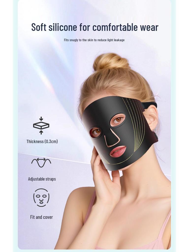 LED Beauty Photon Mask - Red Light Skin Rejuvenation Face Instrument
