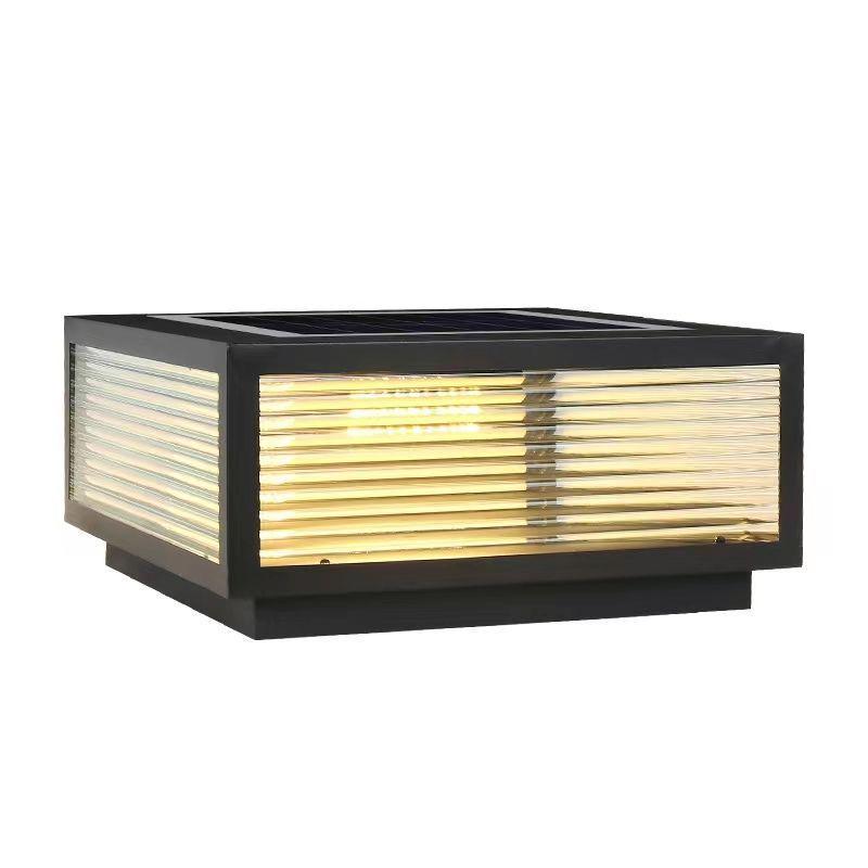 

Solar Waterproof Rustproof Courtyard Pillar Light for Garden and Villa 20cm