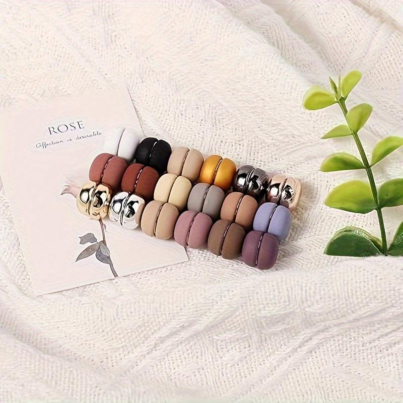 12 Magnetische Pins, Kommerzieller Magnetischer Kopftuch-Pin-Knopf, Damen Mehrzweck Bunter Schal Kleiner Magnetischer Kopftuch, Magnet,