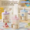 Mini Design Ice Crusher Portable Shaved Ice Maker Manual Ice Shaver  Household Use