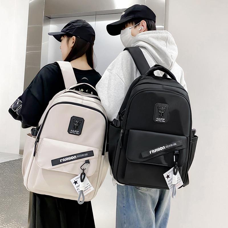 Campus Schoolbag for Male High School Students Large Capacity Japanese College Style Backpack Leisure Outdoor Female College Student Backpack Tide