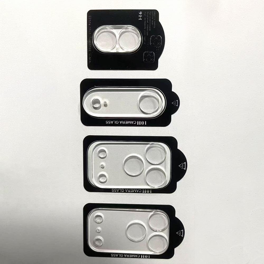2 Stück Handy-Objektivfolie Rückkamera vollflächige Abdeckung transparent integrierte Objektivfolie gehärtetes Glas