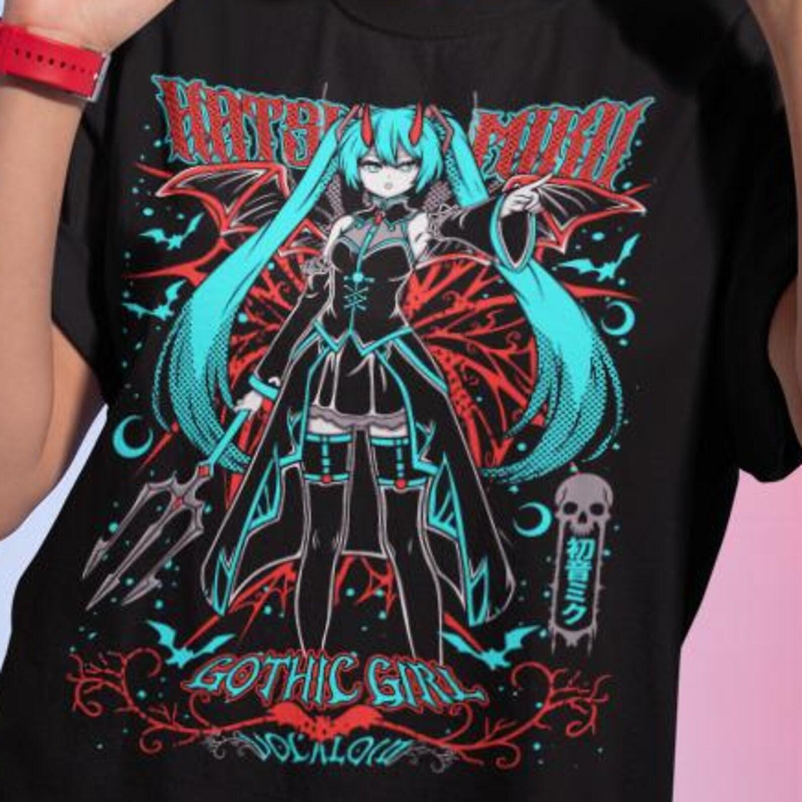 Hatsune Miku T-Shirt Anime Girl Kawaii Project Diva Vocaloid Shirt Anime Lovers Shirt, Japanese Anime Tees, Special S
