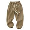 Boys' Spring and Summer Autumn Pants Children and Teens Pants Thin Children's Sports Straight Pants Trendy Three-Bar Pants Trendy