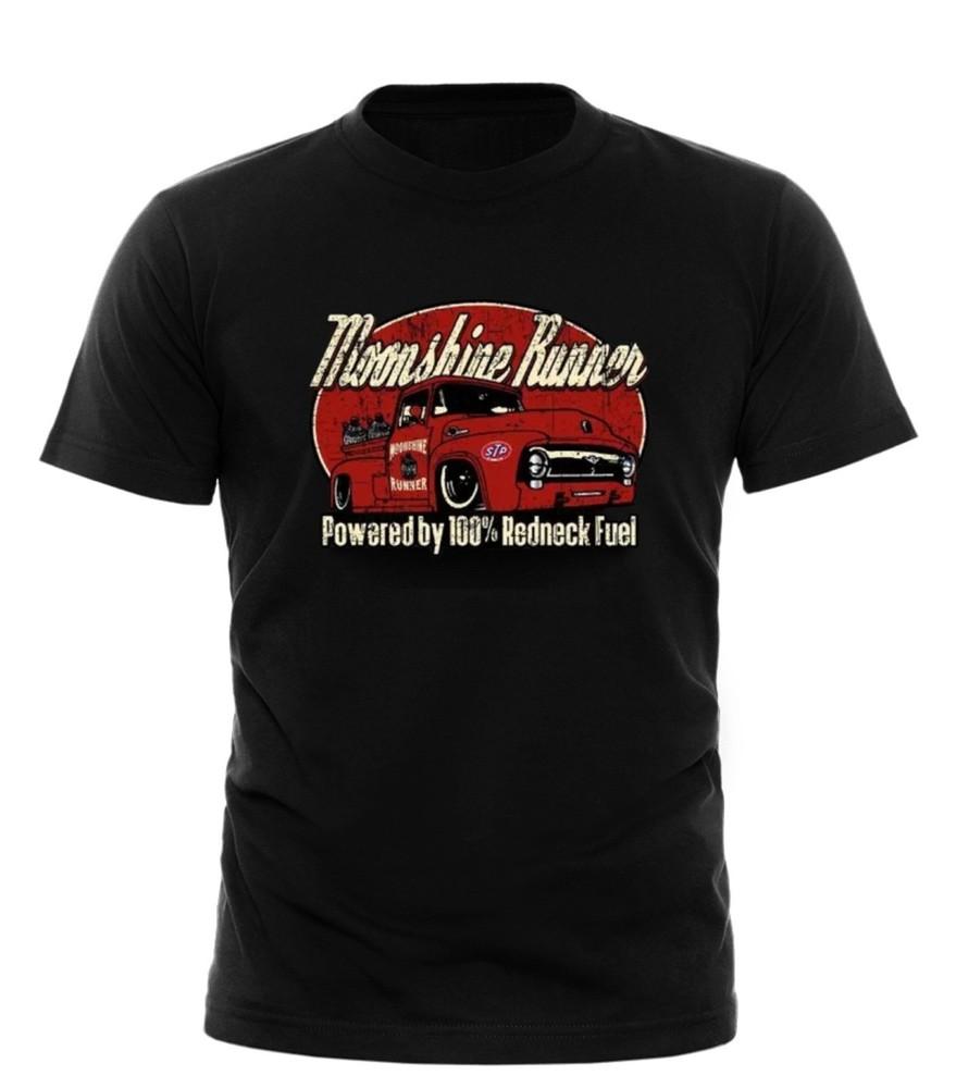 MOONSHINE RUNNER HOT ROD TSHIRT T SHIRT CLOTHING 100% COTTON RAT ROD HOT ROD Unisex T-Shirt M