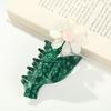 Women Hair Claw Bowknot Flower Shape Anti-slip Teeth Hair Clip Large