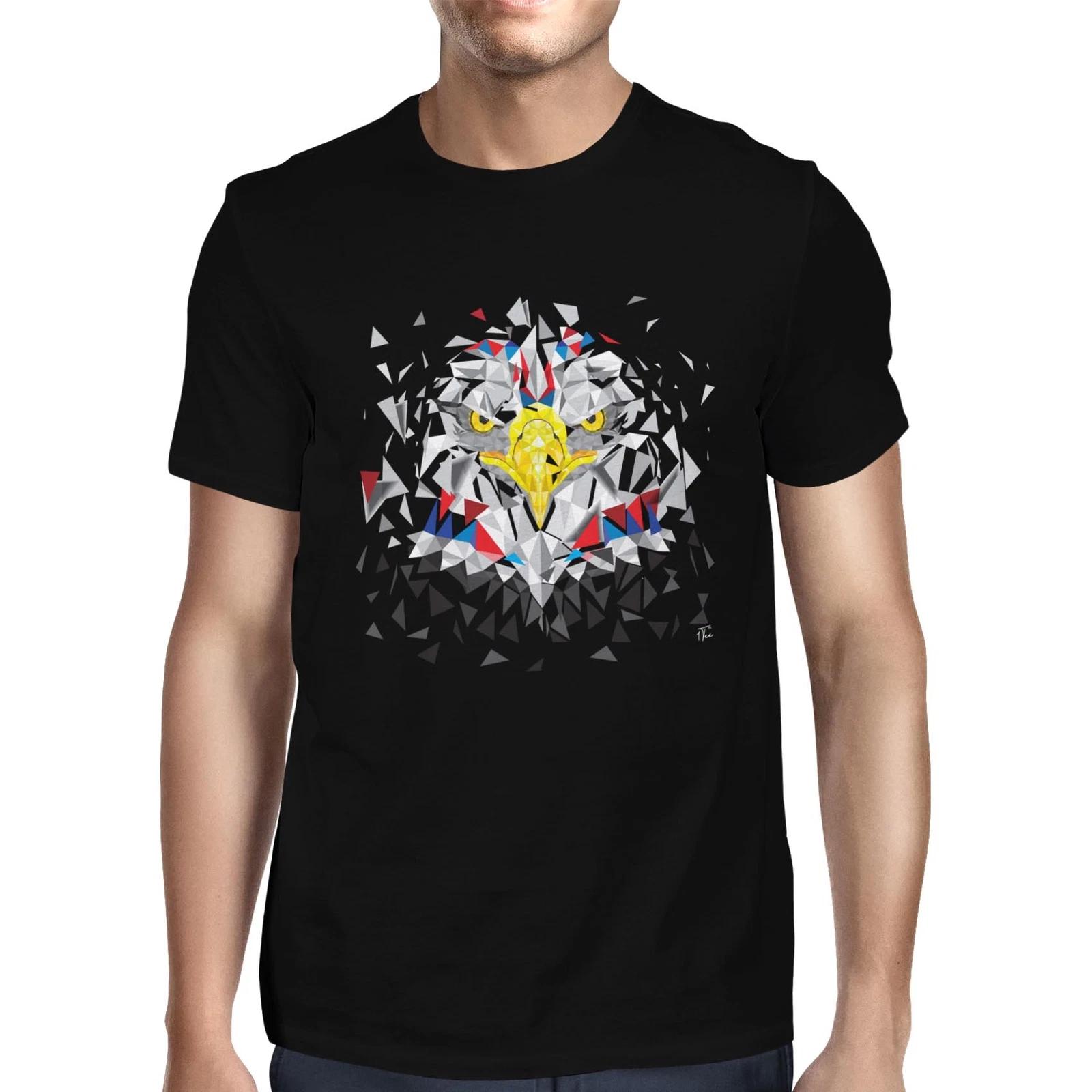 1Tee Mens Geometric Eagle T-Shirt XXXXL