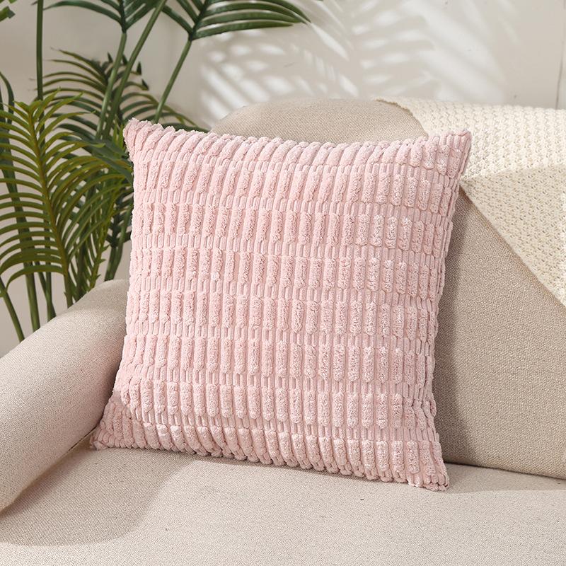 Kissenbezug aus Cord Sofakissen Kissen im nordischen Ins-Stil Unifarbenes Bettkissen