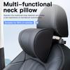 Leather Car Seat Headrest Cushion Multi-function Memory Foam Car Neck Pillow Adjustable Car Headrest Pillow Auto Accessories