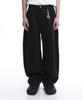 Opeunyadeu(Owai) Raw Hem Stitched Wide Volume Pants - Black