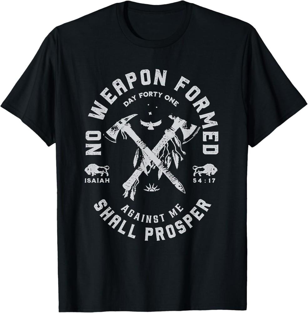 Vintage No Weapon Formed Against Me Shall Prosper Christian T-Shirt Unisex T-Shirt XXXXL
