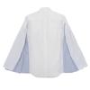 Maison Margiela Reconstructed Striped Long Sleeve Shirt Tops Women's White Blue 38 S51DL0347 20AW Tops 38 White / blueUsed