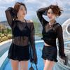 2025 Women's Three-Piece Long-Sleeve Swimsuit: Stylish, Sunscreen, Slim-Fit, Sexy, Fairy-Inspired.