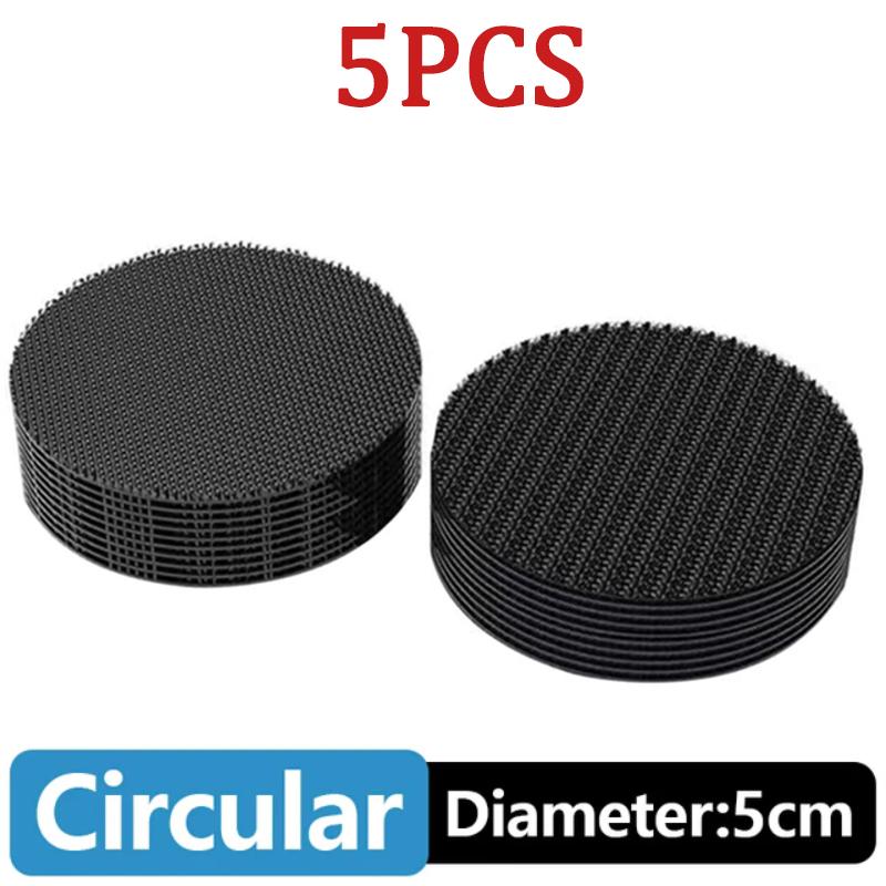 10/20/30Pcs Carpet Fixing Stickers Double Faced High Adhesive Car Carpet Fixed Patches Home Floor Foot Mats Anti Skid Grip Tapes