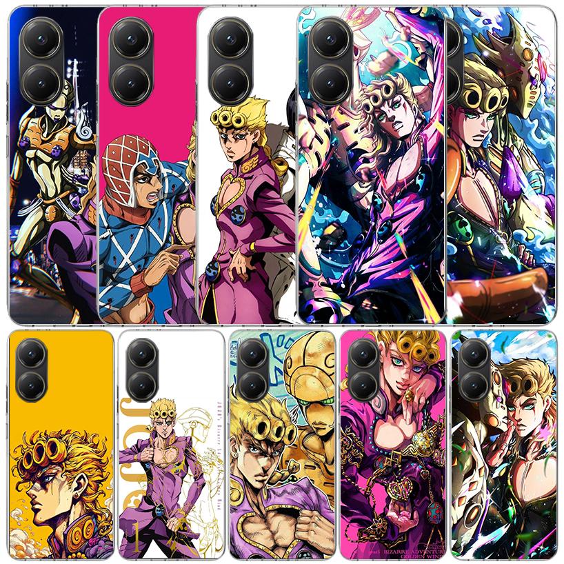 JoJo Adventure Giorno Giovanna Soft Cover for Xiaomi Poco F7 Ultra X7 X6 X5 Pro M7 Phone Case Redmi 15 15C 13 13C 12 12C 10 10C