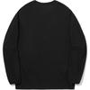 Li Ning Solid Color Round Neck Comfortable Breathable Loose Long Sleeve T-Shirt Unisex T-Shirt Black ATLU211-1