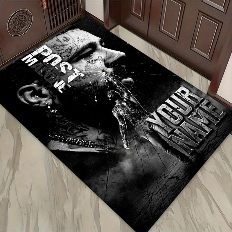 Name Custom Post Malone Carpet Rug for Living Room Bedroom Home Sofa Decoration,Kids Play Non-slip Floor Mat