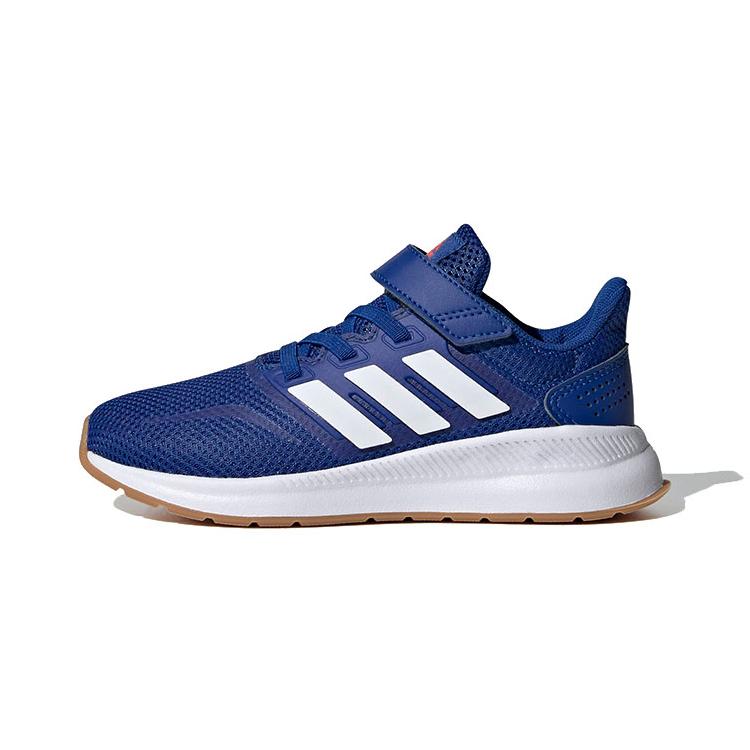 

Adidas Neo Runfalcon 1.0 Slip Resistant Abrasion Resistant Low top Running Shoes Blue White Children Aged 3 7 Years Old FW5139