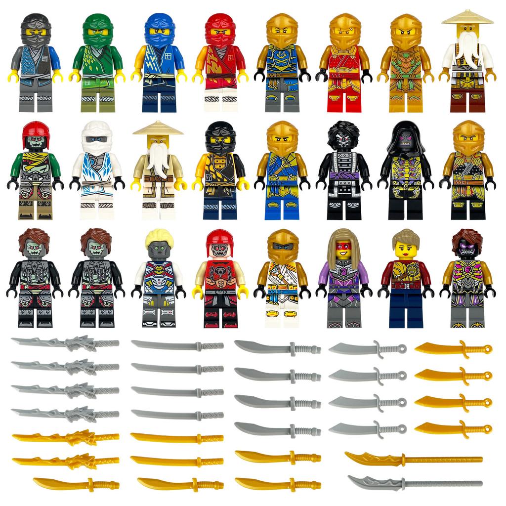99 Ninja 1613 Children'S Assembly Small Particle Building Block Toy World Doll Weapon Piece