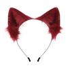 Handmade Faux Cat Ear Headband Cosplay Wear Earrings, Personalized Plush Animal Ear Hair Accessories, Cat Ear and Fox Ear Headbands
