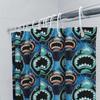 Stylish Bath Curtains With Shark Print Waterproof Shower Curtain For Bathroom Decoration Black Blue Colors Available In Differen