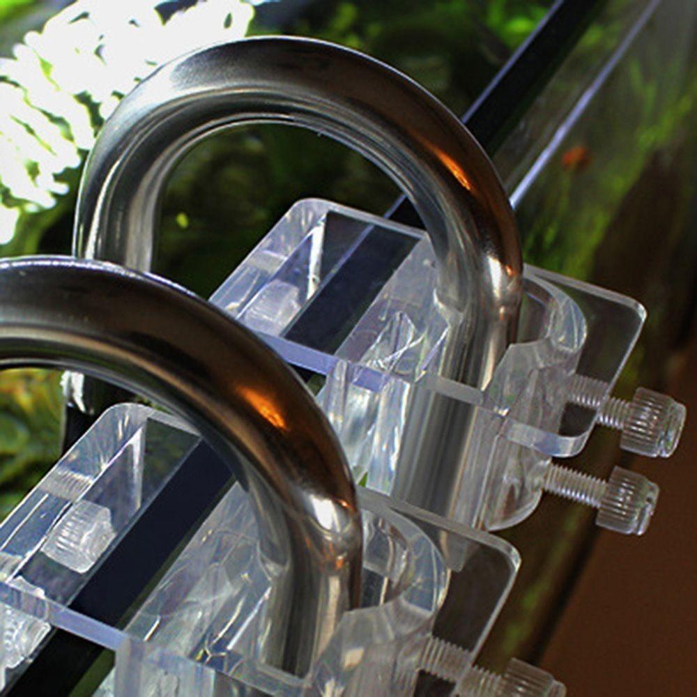 Easy To Install Hose Bracket Acrylic Material Aquarium Clip Holder  Fish Tank Accessories