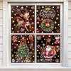 Christmas Decoration Window Stickers Traceless Home Window Decorations Static Cling New Year Xmas Festival Party Decor Pvc