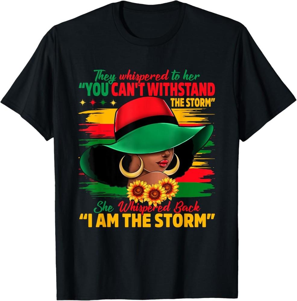 2025/Proud Black African American Ladies Black History Month T-Shirt DDV Unisex T-Shirt S