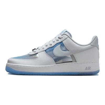 Sneakers da uomo Air Force 1 Low Invisible Woman 2.0 Bianche Azzurro Università Platino Puro IB5724-100