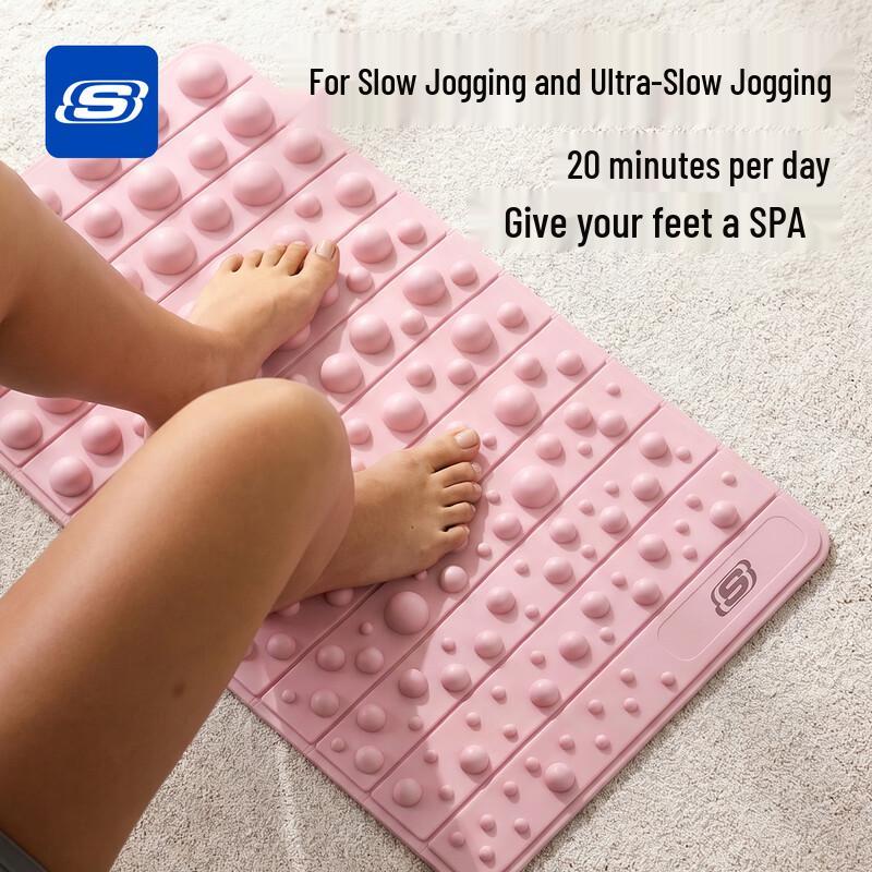 SKECHERS Acupressure Foot Massage Mat with Foam Roller
