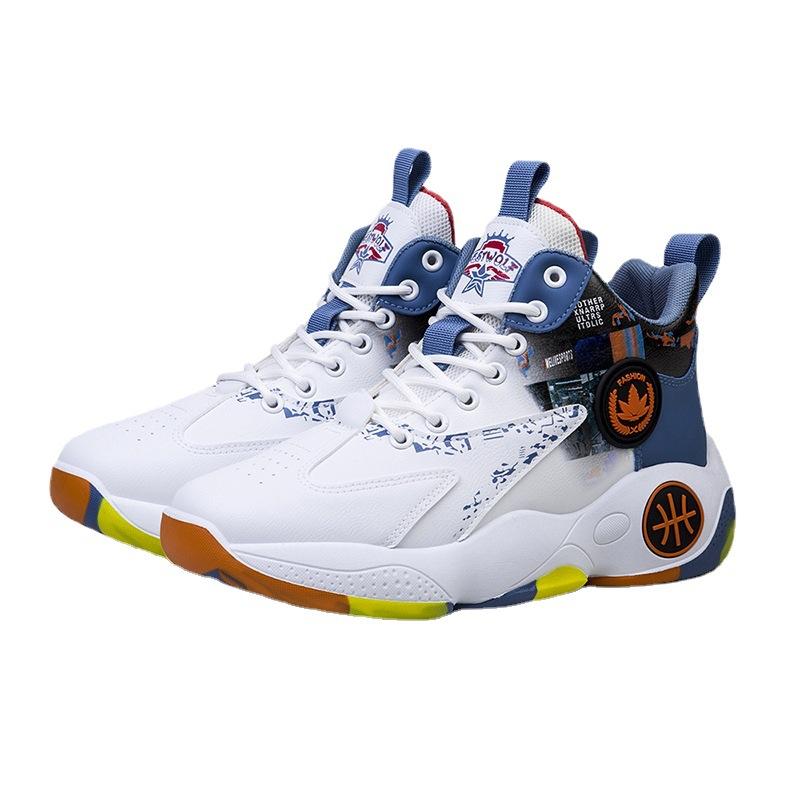 Blue sneakers men's autumn sneakers comfortable versatile breathable running shoes men's Korean version trendy dad shoes breathable