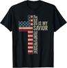 Jesus Is My Savior Trump Is My President Trump 2024 Election T-Shirt Made In USA Unisex T-Shirt