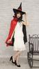 Clearstone Cosplay Halloween Two-Color Reversible Cape, Unisex, Red