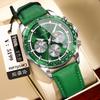 POEDAGAR National Top Swiss Brand New Sports Style Three-Dial Six-Hand Multifunctional Men's Watch