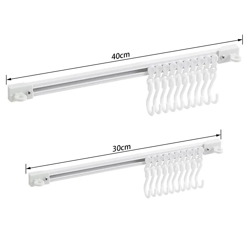 1/3 STÜCK Wandmontagehaken, Haushalt Multifunktionale Hängeregale mit Schiebehaken, Stanzfreies Aufbewahrungsregal für Küche Schrank