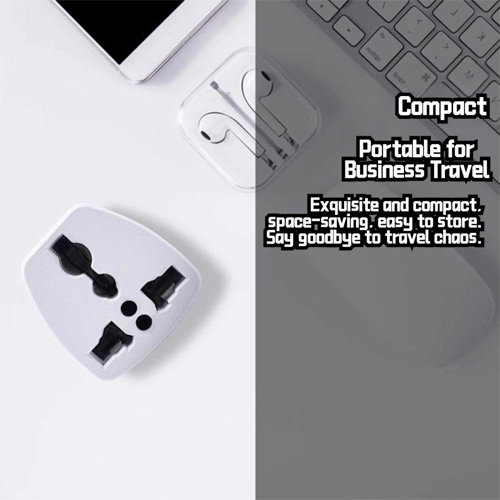 220V US Plug Converter Adapter 2 Pin Travel Conversion Plug for Phones Household Appliances