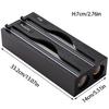 1pc Cling Film Cutter Minimalist Wall Mounted Wooden Kitchenware Multi Compartment Layer Hidden Scratchers Kitchen Organizer