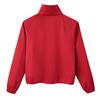 2026 Womens Satin Padded Shoulder Jacket Casual Stand Collar Long Sleeve Outerwear