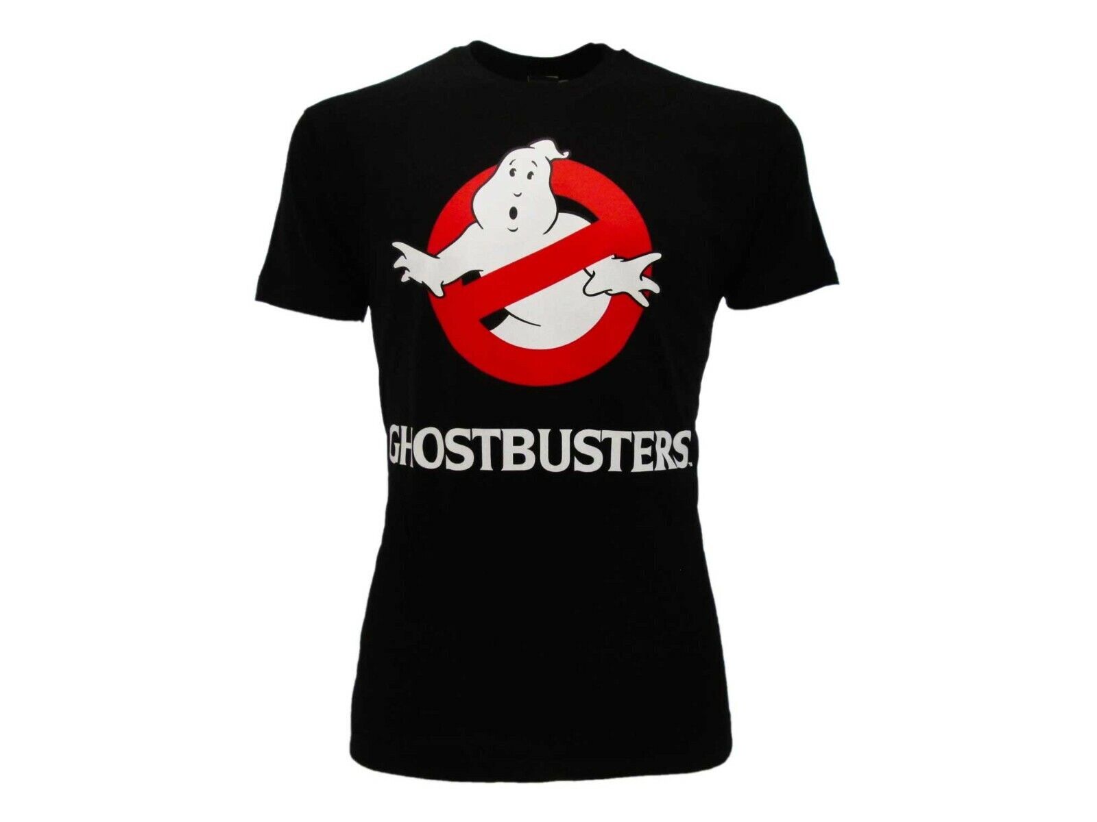 Original Ghostbusters TShirt Shirt Marshmallow Ecto1 Logo Black S