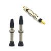 Brass Valve Stem Rustproof Waterproof Bikes Air Nozzle Wear-resistant Removable Valves Caps Cycling Accessories
