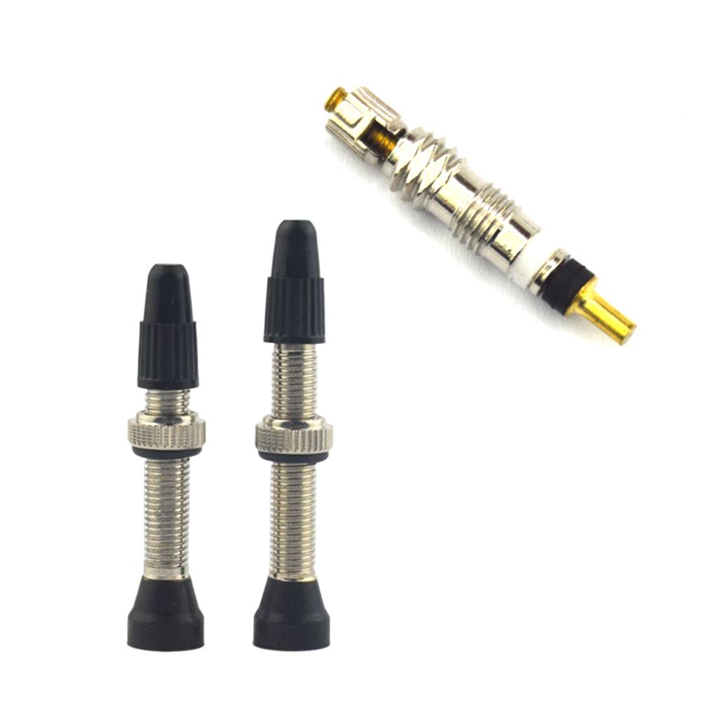 Brass Valve Stem Rustproof Waterproof Bikes Air Nozzle Wear-resistant Removable Valves Caps Cycling Accessories