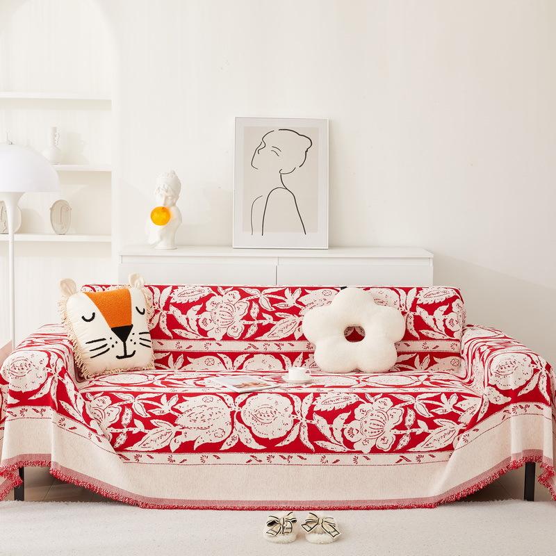 Universal for All Seasons Sofa Towel Chenille Jacquard Sofa Towel Couch Cover Cloth Towel All-inclusive Couch Cover Dust Cloth