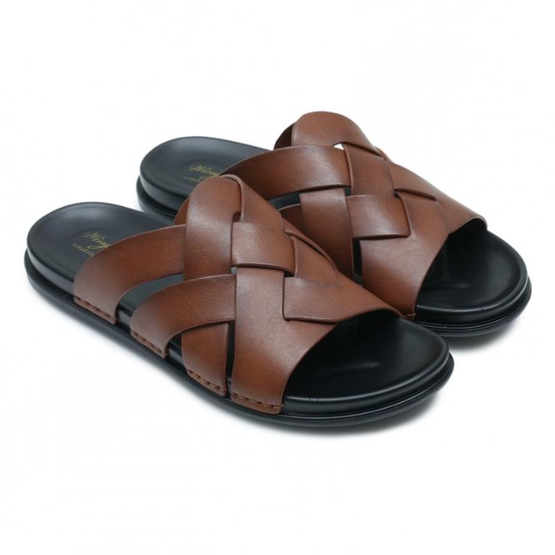 Raven Wing S Foot Leather Slipper  MenS  W183058qb M