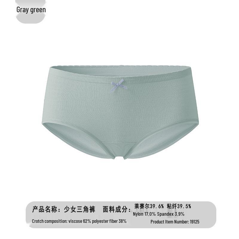 Women's Mid-Rise Seamless Cotton Briefs - Comfortable, Breathable, Antibacterial, No Wedgie Fit