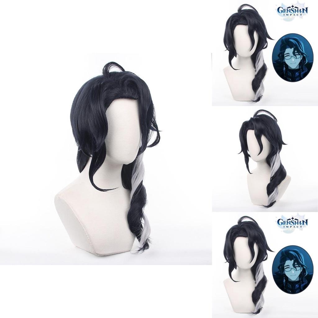 Genshin Impact Pantalone Cosplay Wig High Temperature Fiber 55cm/21.6in
